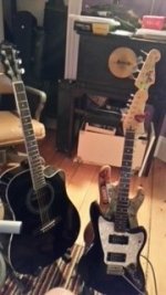 P Bass and guitars.jpg